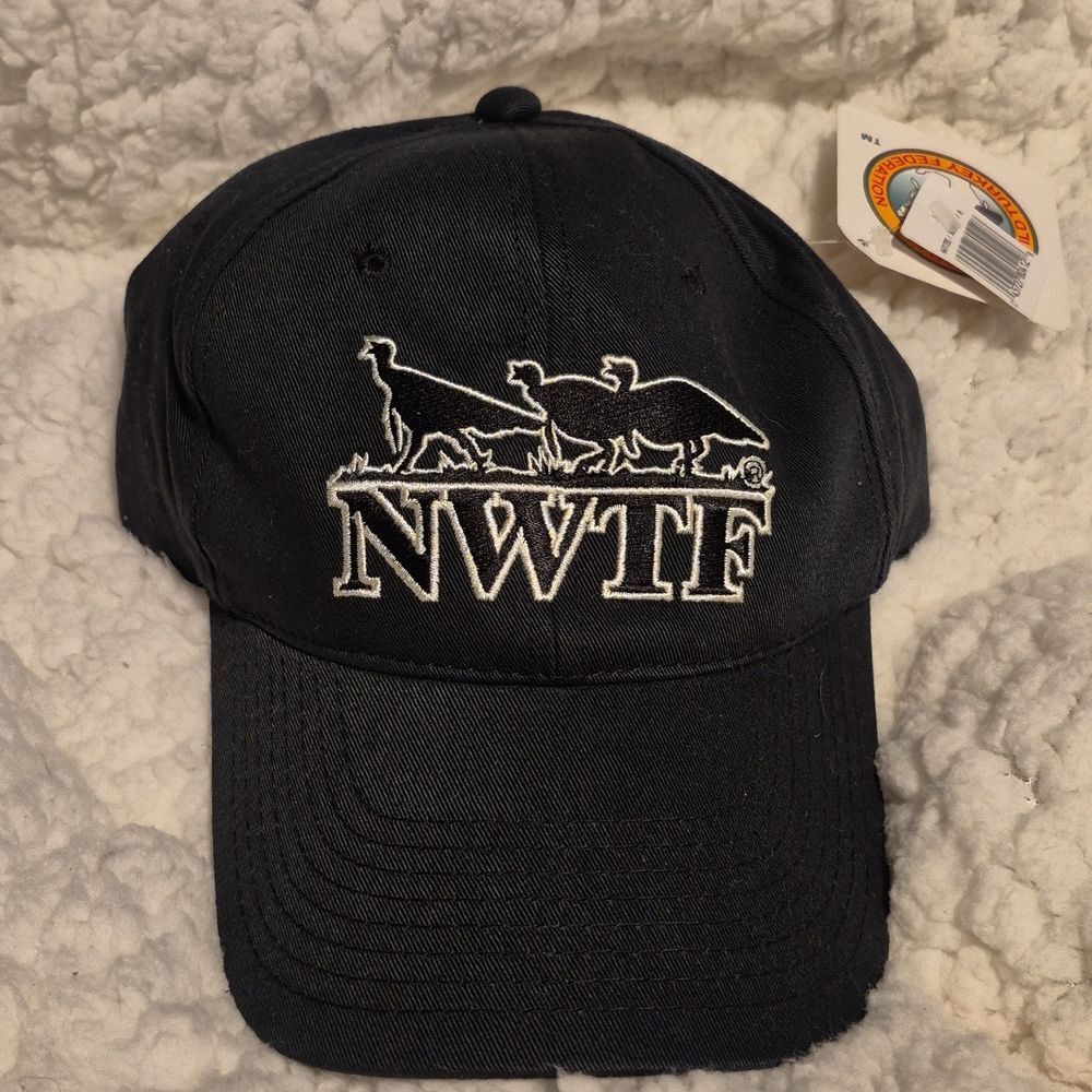 NWTF Turkey Black Sliderback Hat - New